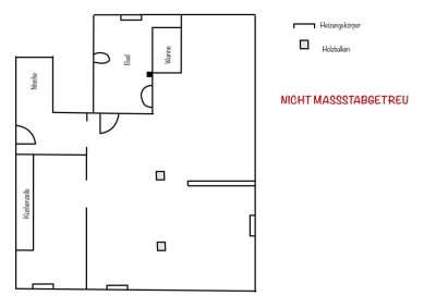 Helle 1-Zimmer Wohnung im 3. OG in Dresden