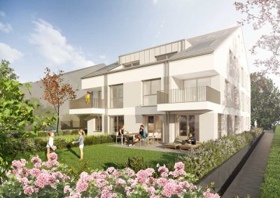 Erstbezug: Moderne 3-Zimmer-Maisonette-Wohnung mit Dachterrasse in Neuhausen