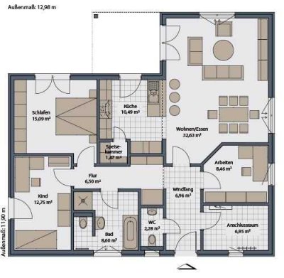 Doppelwumms: Haus inklusive Grundstück