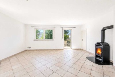 Hier fühlen Sie sich wohl! Etagenwohnung mit Kamin und großem Südbalkon