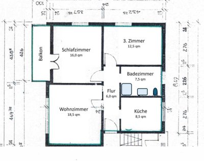 Schöne 3 Zimmer-Wohnung mit gehobener Innenausstattung in Schorndorf