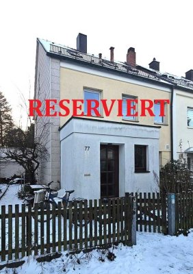 Reserviert -  Reihenendhaus in absoluter Bestlage von Nürnberg mit Potential