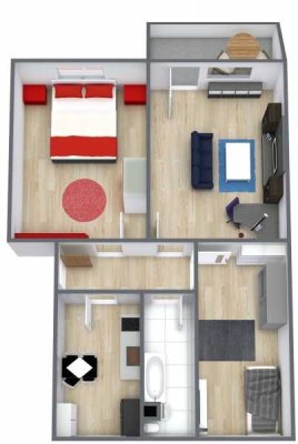Sanierte 3-Raum-Wohnung