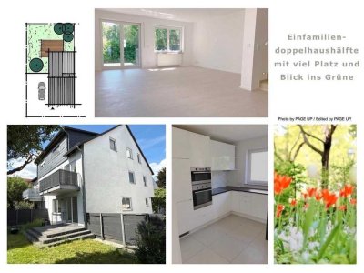 Einfamilienhaus Doppelhaushälfte mit Garten