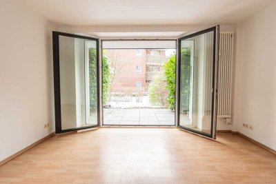 Verkauf - Sanierte 2-Zimmerwohnung mit sonniger Terrasse und Gartennutzung