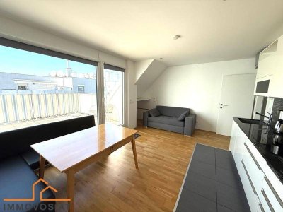 EXKLUSIVE, KLIMATISIERTE DG-WOHNUNG MIT 2 TERRASSEN &amp; GARAGENPLATZ