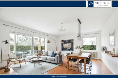 Gartenwohnung mit Souterrain und Terrasse, begehrte Lage am Nymphenburger Kanal