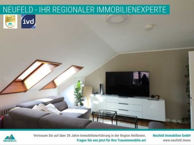 Schöne 2-Zimmer Dachgeschosswohnung in Pfedelbach wartet auf Sie!