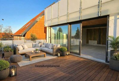 Nimm Dein Wohnglück selbst in die Hand! Helle 3-Zi-Whg. mit großer Dachterrasse!