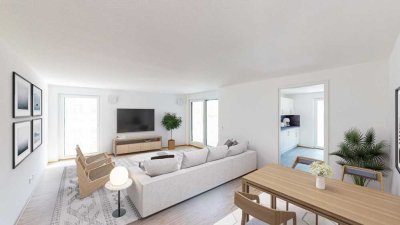 Kompakte 1-Zimmer-Wohnung mit Loggia