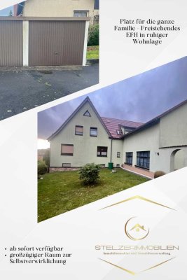 Platz für die ganze Familie - Freistehendes Einfamilienhaus in ruhiger Wohnlage