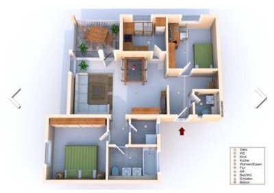 Von privat-Exclusive 3Zimmer Wohnung zu verkaufen ,Top Lage.