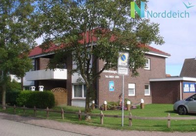 Ansprechende, auf Wunsch möblierte Obergeschosswohnung in belieber Lage von Norddeich!