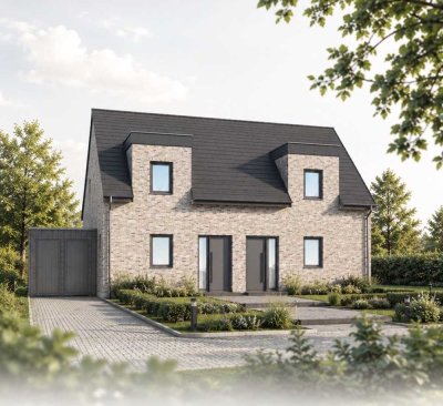 Neubau Doppelhaus mit KFW-40-Standard mit QNG-Zertifizierung