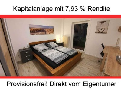 7,93 % Rendite - möbliertes Apartment als Kapitalanlage