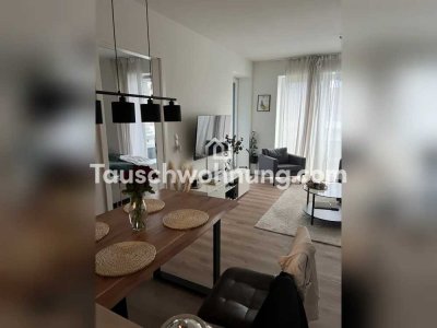 Tauschwohnung: Neuwertige, gehobene zwei Zimmer Terrassenwohnung