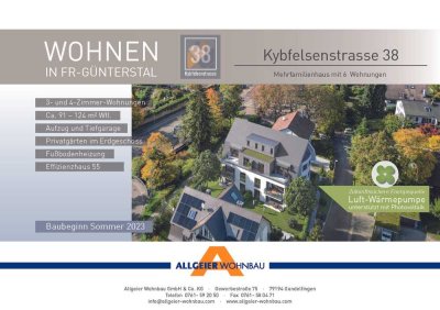 Exklusive Maisonette in Günterstal – 4-Zimmer-Wohnung mit zwei Balkonen und reichlich Panorama