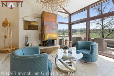 * Luxuriöse Maisonette mit traumhaftem Ausblick ins Grüne *