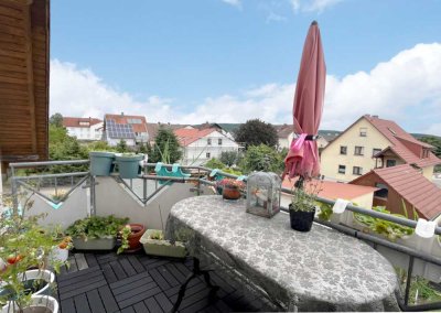 Schöne Maisonettewohnung im Dachgeschoss einer gepflegten Wohnanlage in Rattelsdorf