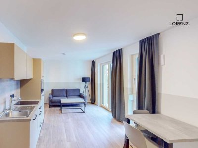 Möbliertes 1-Zimmer-Apartment mit Balkon!