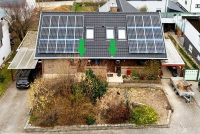 Zwei Eingänge - Wohnen und Arbeiten perfekt vereint