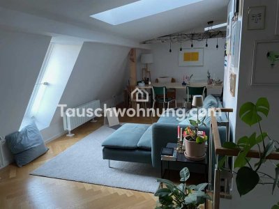 Tauschwohnung: Tolle 4 Zi Maisonette am Gärtnerplatz gg. 3 Zimmer + Balkon