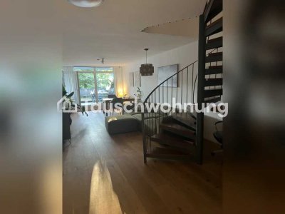 Tauschwohnung: Biete 3-Zi Maisonette Wohnung im Olympiadorf