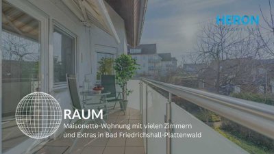 RAUM - Maisonette mit viel Potential (z.B. WG möglich) in Bad Friedrichshall-Plattenwald