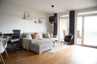 Moderne, vollmöblierte 2-Zimmerwohnung/fully furnished 2-room apartment in Hamburg-Alsterdorf.