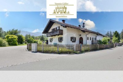 Wohnen & Urlaub vereint in Garmisch-Partenkirchen  – gemütliches Haus im alpenländischen Stil