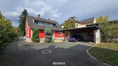 Einfamilienhaus mit Pool, Garagen &amp; großem Zukunftspotenzial in bester Leibnitzer Lage
