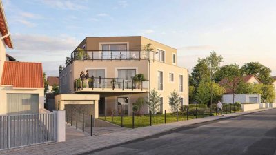 Moderne 4 Zimmer-Gartenwohnung mit Hobbyraum