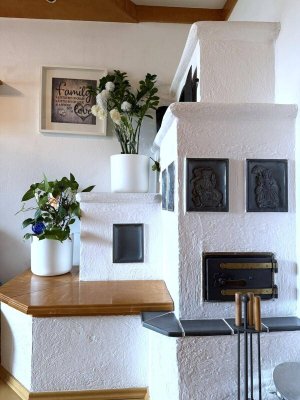 Gemütliche Familienwohnung mit Kamin und Wintergarten!