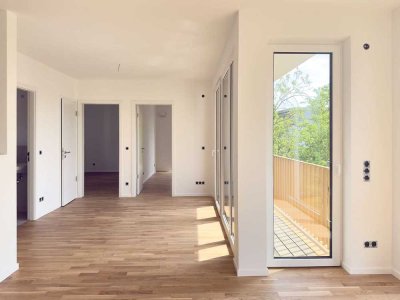 Neubau: 3-Zimmer - Familienwohnung mit zwei Balkonen