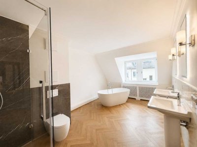 Sanierte Maisonette-Luxuswohnung mit beeindruckender Dachterrasse in Innenstadtlage