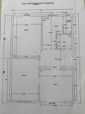 Gepflegte 3-Zimmer-Wohnung im 2. OG mit Balkon in St. Lorenz Süd
