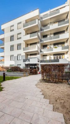 Helle 1-Zimmer-Terrassenwohnung mit Einbauküche & Keller – sofort bezugsfertig