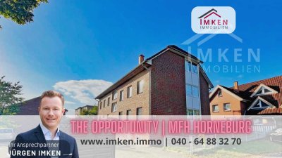 The Opportunity |  
Solides, voll vermietetes Rotklinker-Mehrfamilienhaus in guter Lage von Hornebu