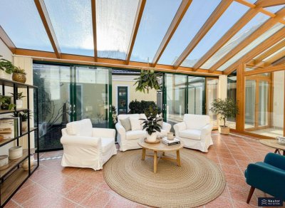 EXKLUSIVES WOHNEN AM DONAUUFER IN BESTLAGE VON TULLN - WINTERGARTEN - GARAGE - RUHELAGE