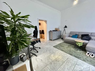 Glückliche Erdgeschosswohnung mit Garten im Herzen von Eicken