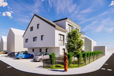 In die Zukunft investieren: 2-Zimmer-Neubauwohnung mit eigenem Garten in Linkenheim-Hoch.!