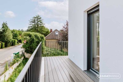 Grüner Rückzugsort und technisch ganz vorn – Ihr neues Zuhause: KfW40, Balkon & Aufzug