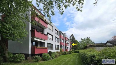Lehe-Nord: gepflegte 4-Zimmer-Wohnung, ruhige Südwest-Lage, Blick ins Grüne, Bad mit Fenster, Garage