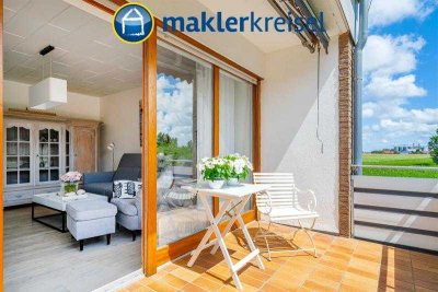 Nordseeheilbad Carolinensiel: schicke Eigentumswohnung mit Balkon in zentraler Lage