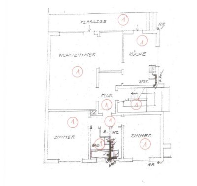 Schöne 3-Zimmer-Erdgeschosswohnung mit Terrasse in Ludwigshafen am Rhein