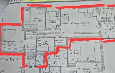 Helle 3-Zimmer Wohnung in Erlangen-Büchenbach mit 78 m²
