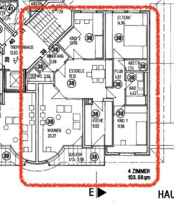 5-Raum-Wohnung mit Einbauküche in München Milbertshofen