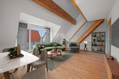 Tolle Galeriewohnung mit sonnigem Westbalkon in Dachau