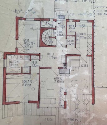 Stilvolle, gepflegte 3-Zimmer-Erdgeschosswohnung mit Terrasse in Landsberg am Lech