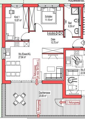 Modernes Wohnen in naturnaher Umgebung - Exklusive Eigentumswohnungen in Berglen-Rettersburg